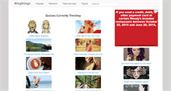 Desktop Screenshot of blogthings.com